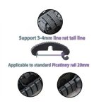 lancer index clips black polymer rail protection